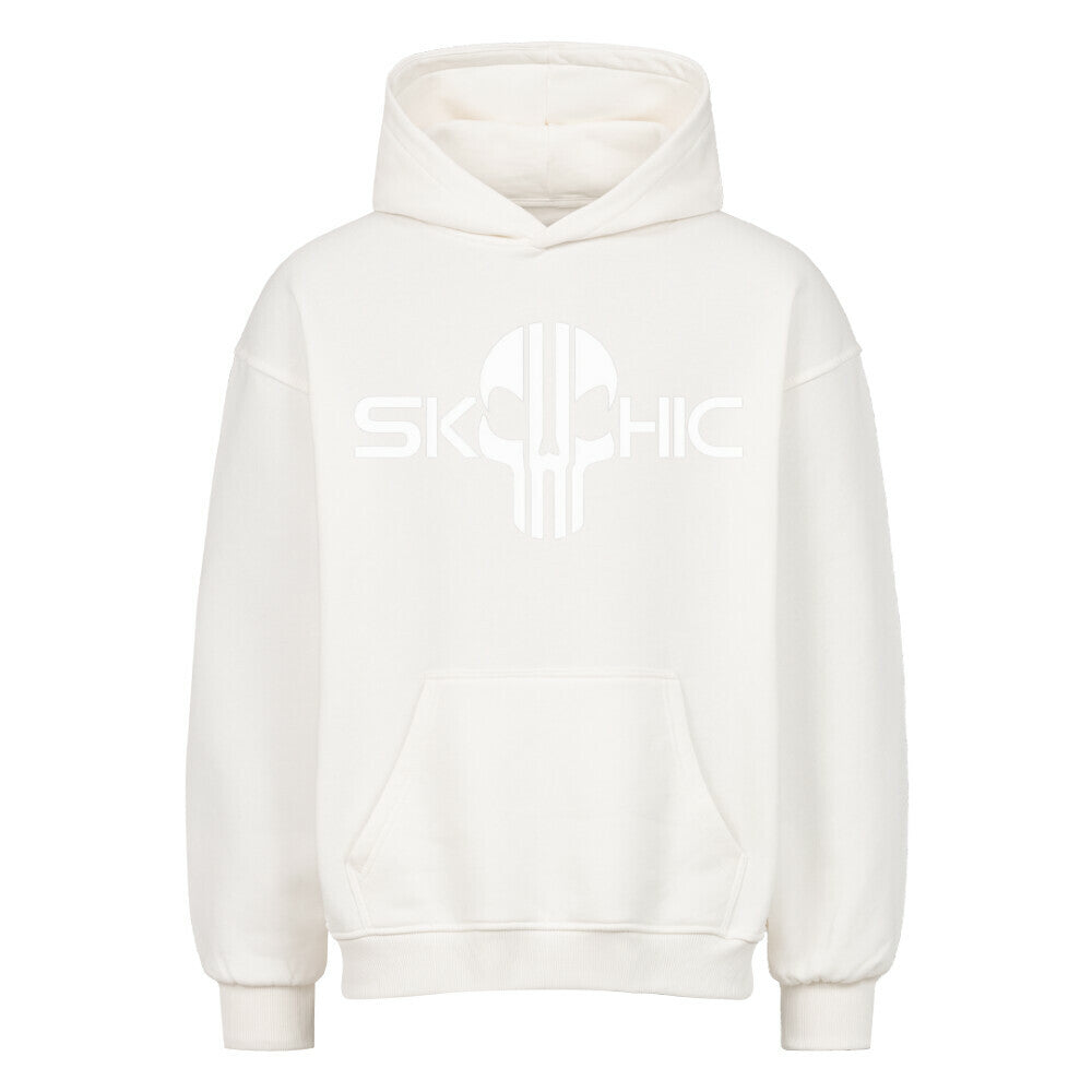 SkullChic Skull VACANCY Oversized Hoodie - ArtWearX Wear Passion