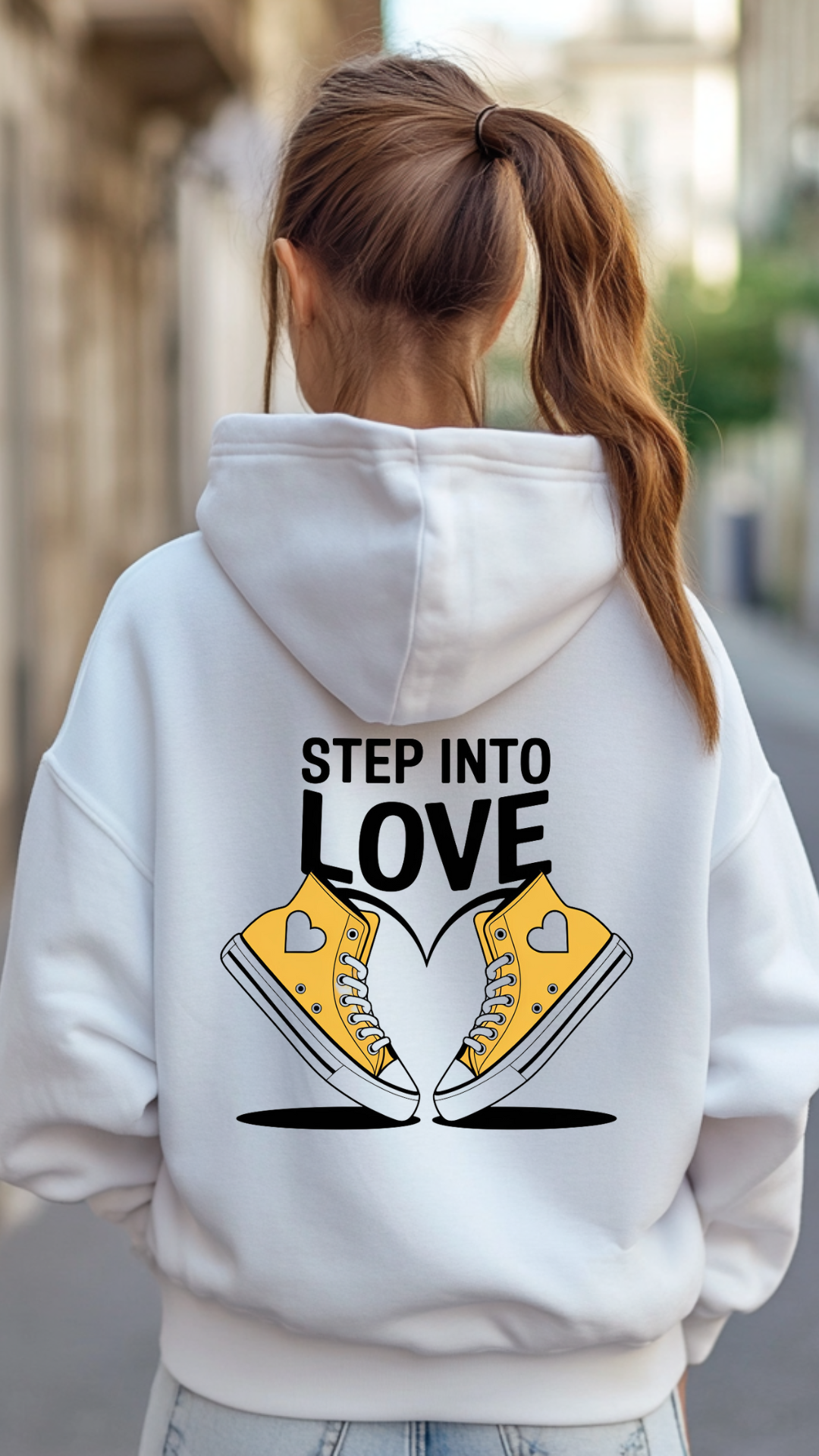 Vacancy Oversized Hoodie Step Into Love