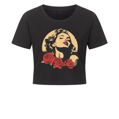 Liesel Ladies Cropped Tee - ArtWearX Wear Passion