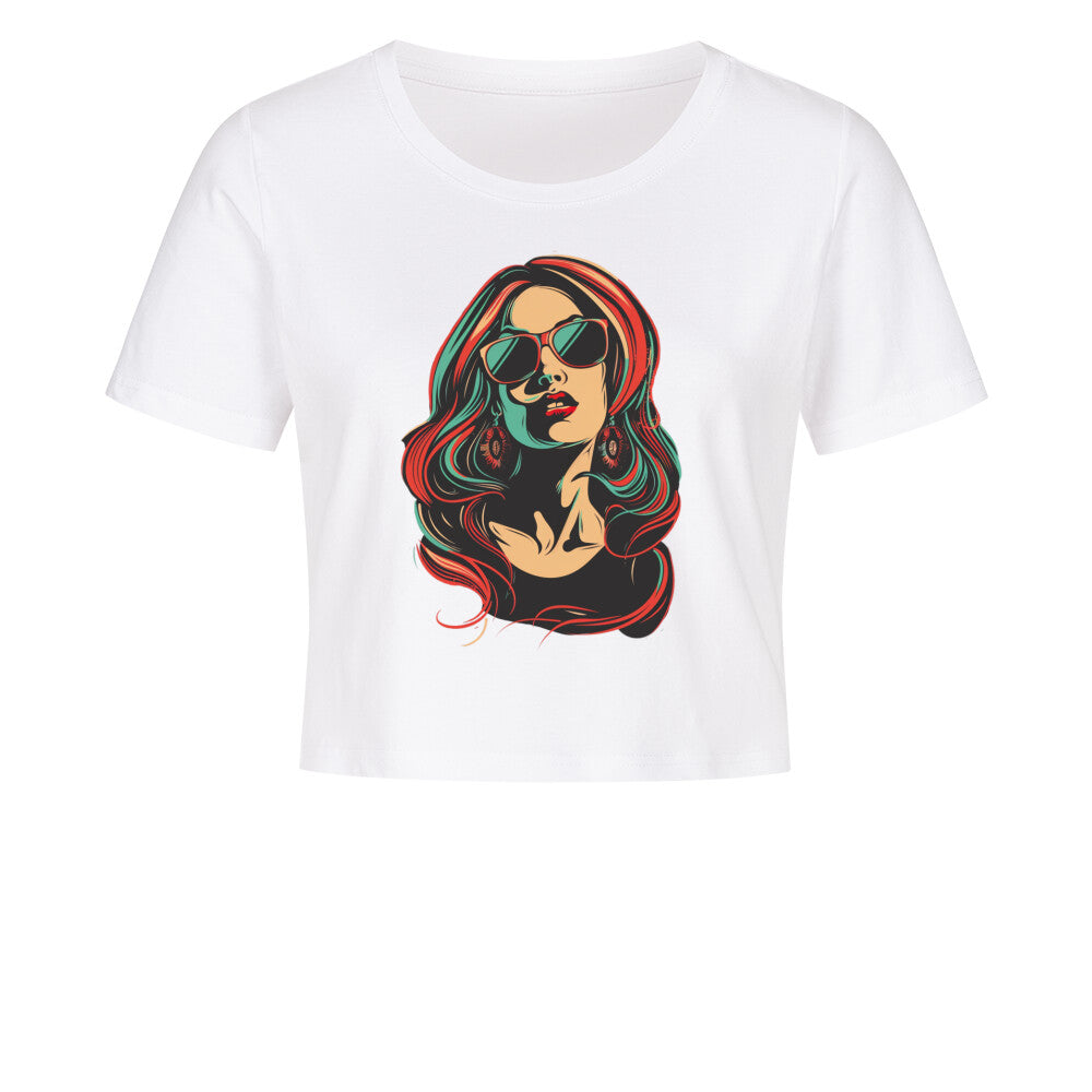 Clara Ladies Cropped Tee - ArtWearX Wear Passion