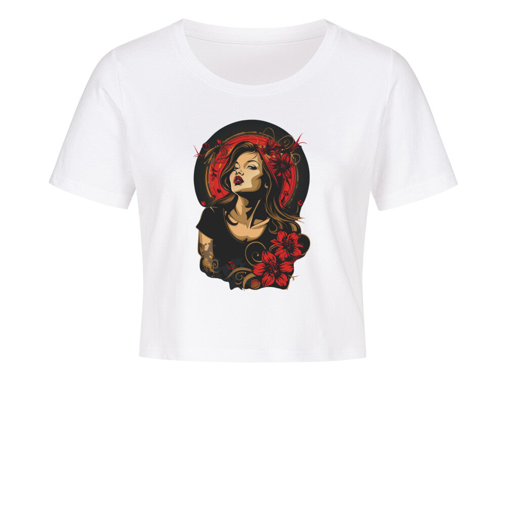 Lea Ladies Cropped Tee - ArtWearX Wear Passion