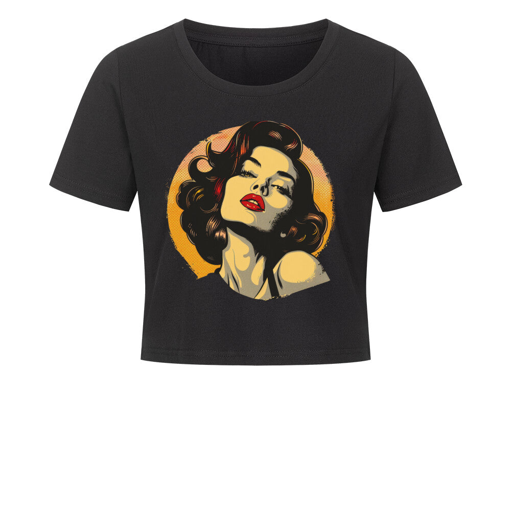 Frieda Ladies Cropped Tee - ArtWearX Wear Passion