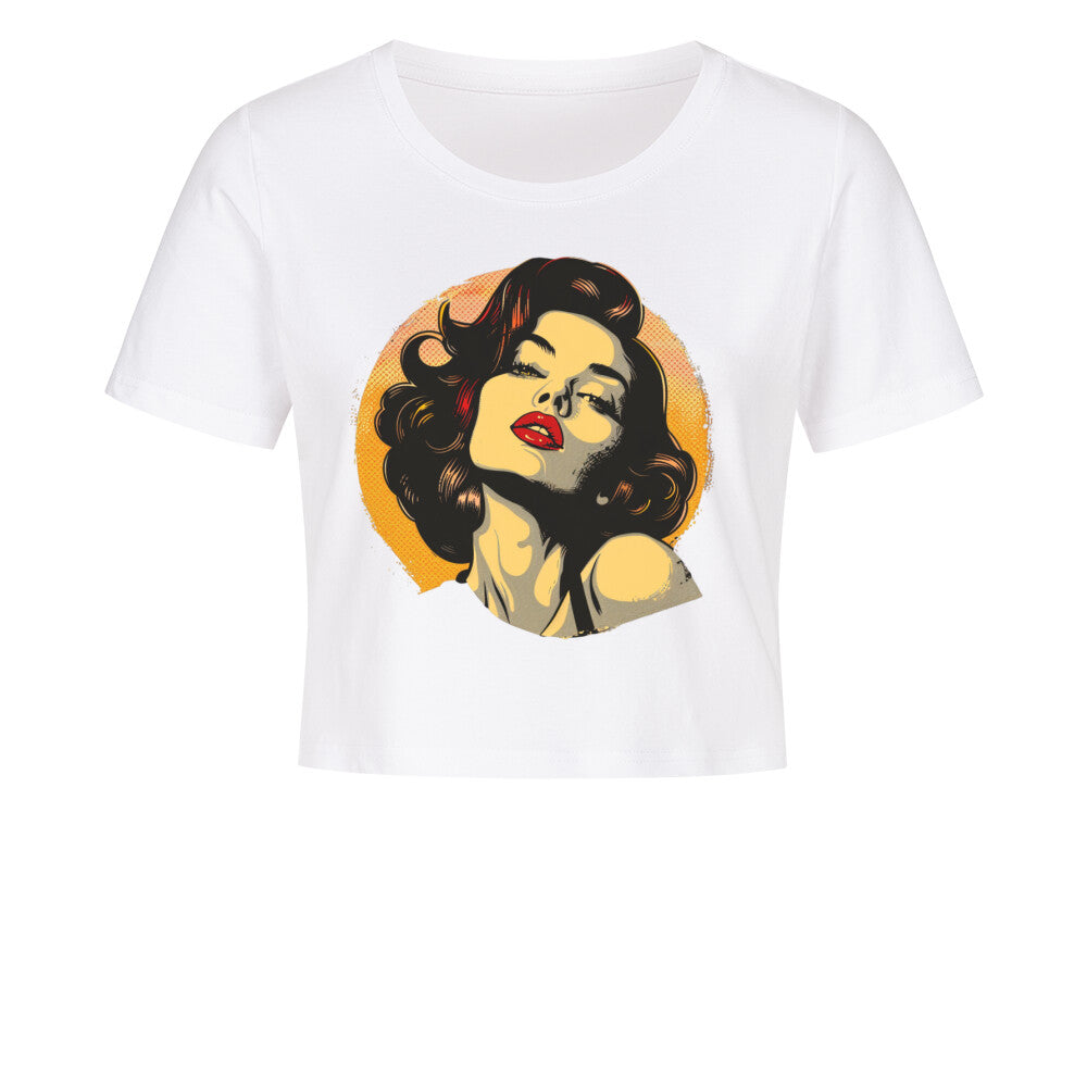 Frieda Ladies Cropped Tee - ArtWearX Wear Passion