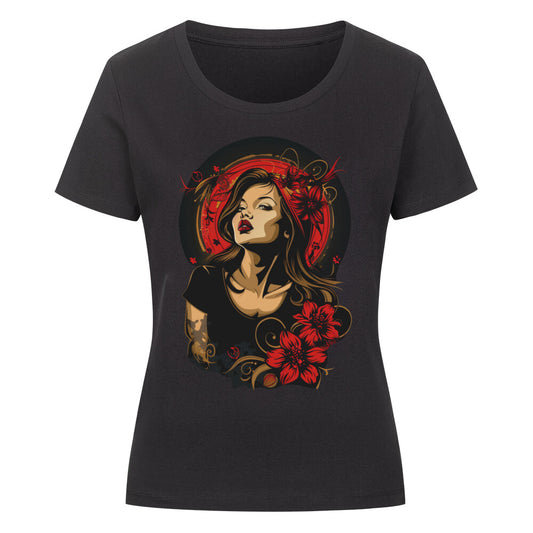 Lea Premium Organic Shirt Women - ArtWearX Wear Passion