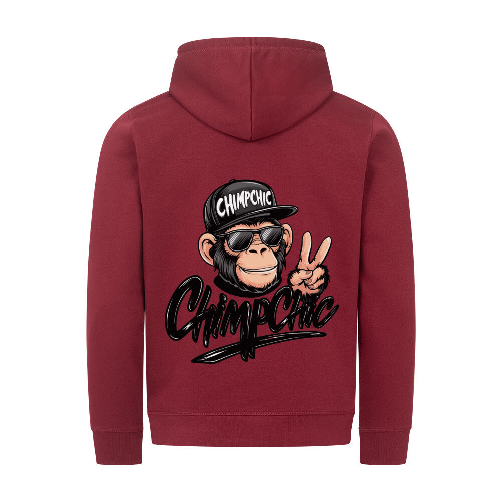 Chimp3 Premium Organic Hoodie - ArtWearX Wear Passion