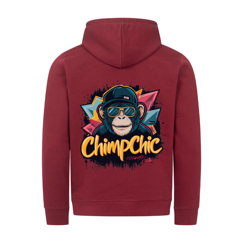 Chimp Premium Organic Hoodie - ArtWearX Wear Passion