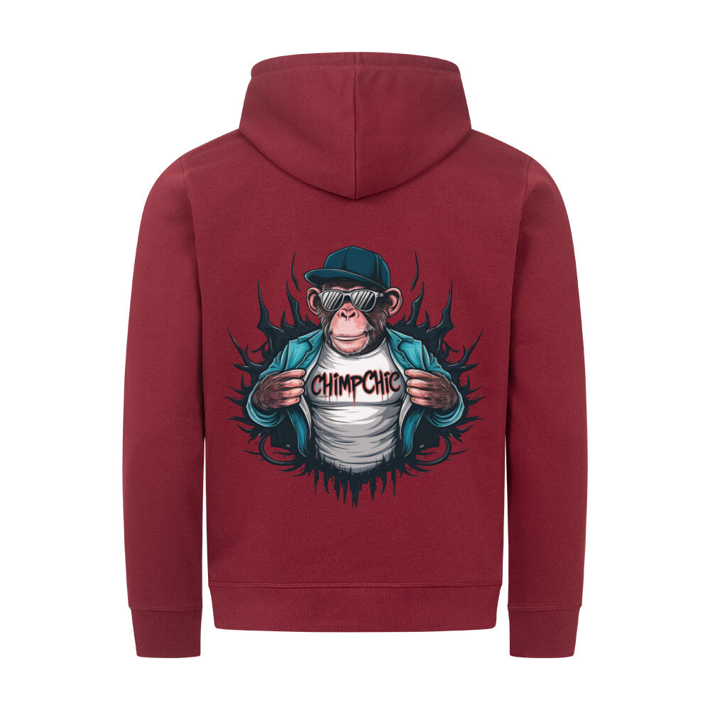 Chimp Coach Premium Organic Hoodie - ArtWearX Wear Passion