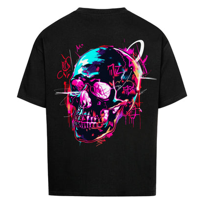 Skull Psych VACANCY Oversized Shirt - ArtWearX Wear Passion