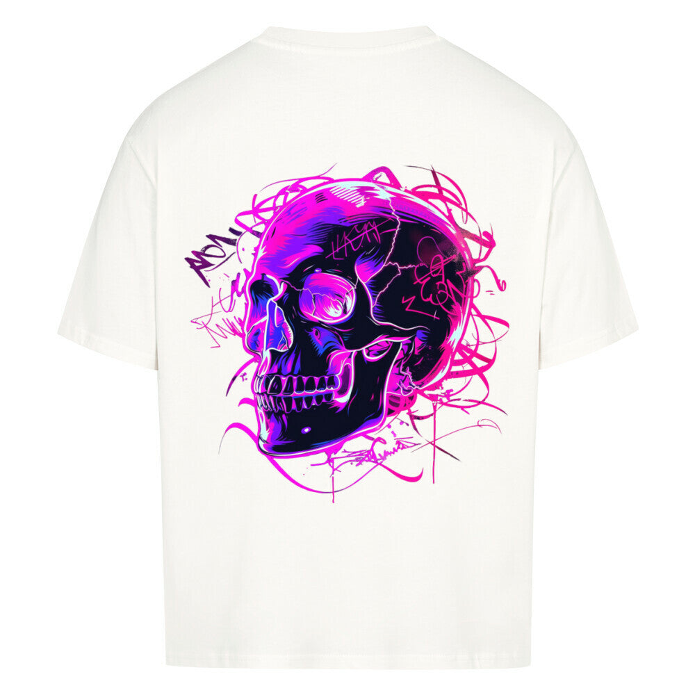 Skull Capt VACANCY Oversized Shirt - ArtWearX Wear Passion