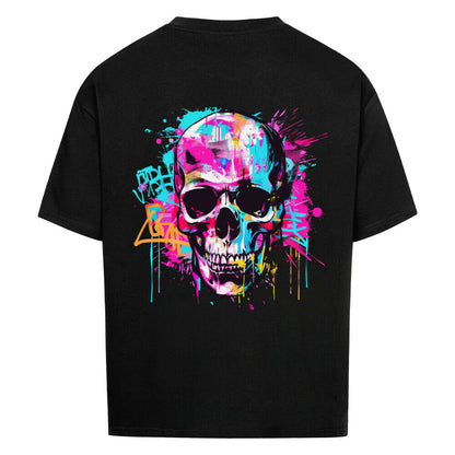 Skull Jaz VACANCY Oversized Shirt - ArtWearX Wear Passion