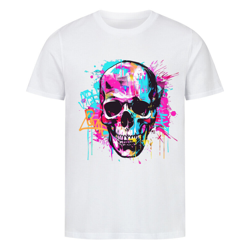 Skull Jaz Premium Organic Shirt - ArtWearX Wear Passion