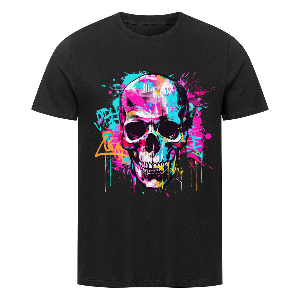 Skull Jaz Premium Organic Shirt - ArtWearX Wear Passion