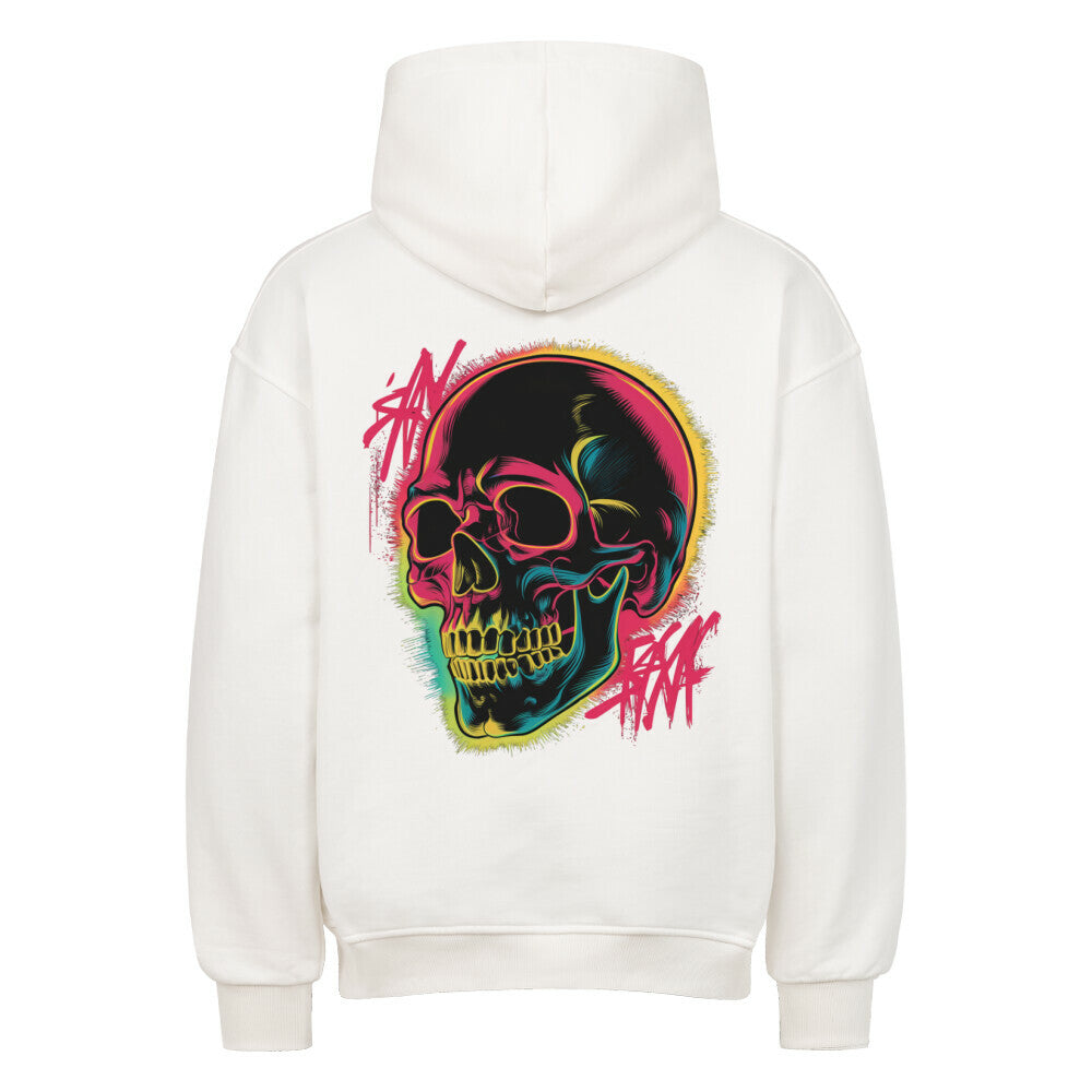 Skull Tastic VACANCY Oversized Hoodie - ArtWearX Wear Passion