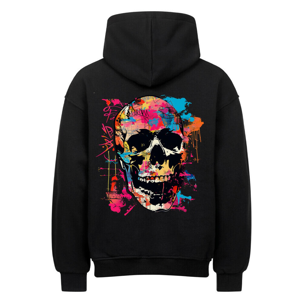 Skull Fiest VACANCY Oversized Hoodie - ArtWearX Wear Passion