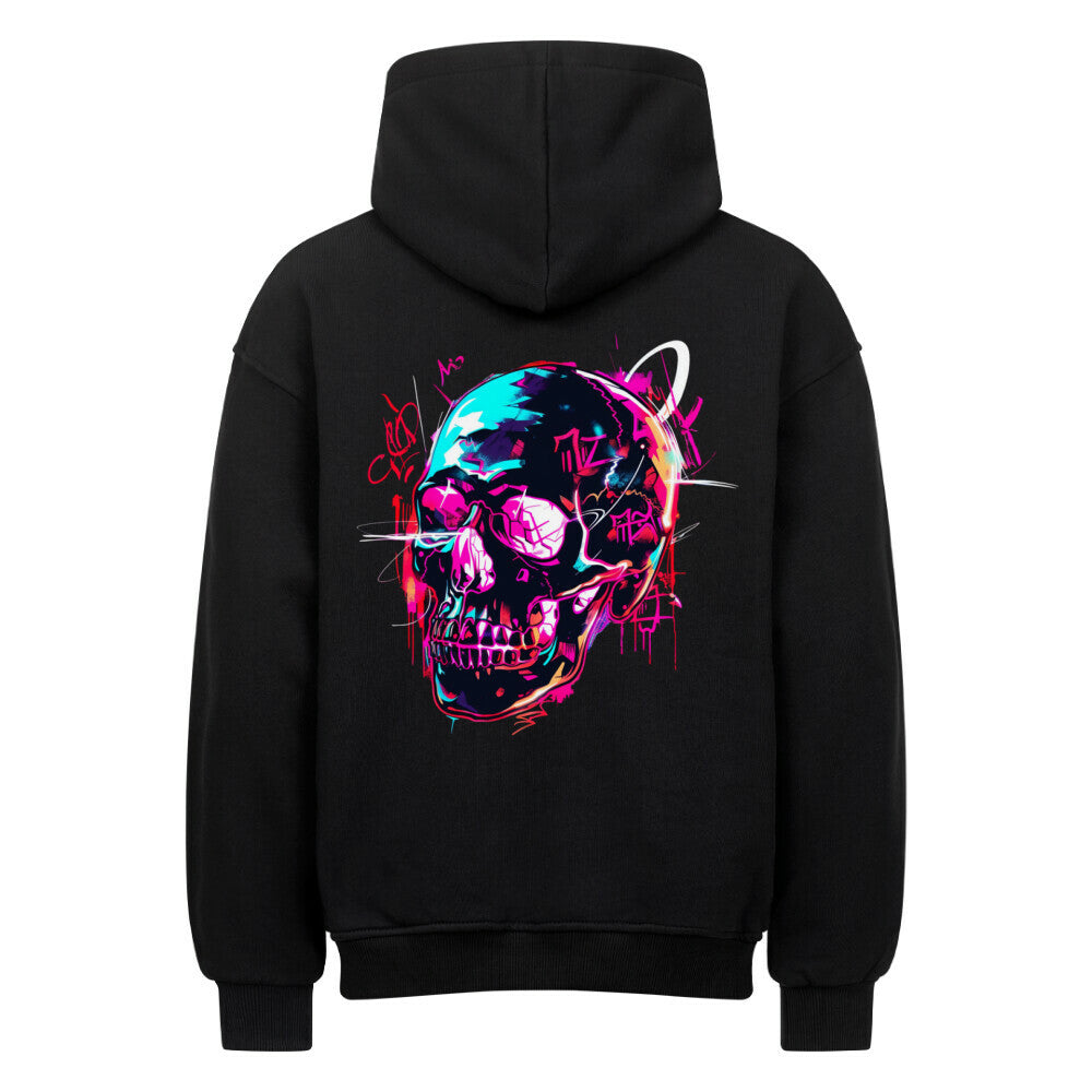 Skull Psych VACANCY Oversized Hoodie - ArtWearX Wear Passion