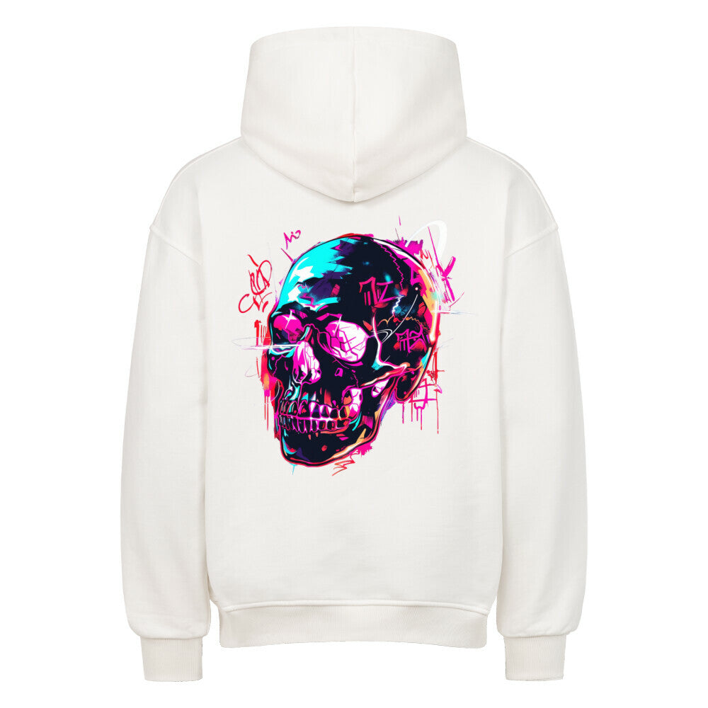 Skull Psych VACANCY Oversized Hoodie - ArtWearX Wear Passion