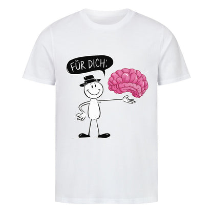 No Brain Premium Organic Shirt - ArtWearX Wear Passion