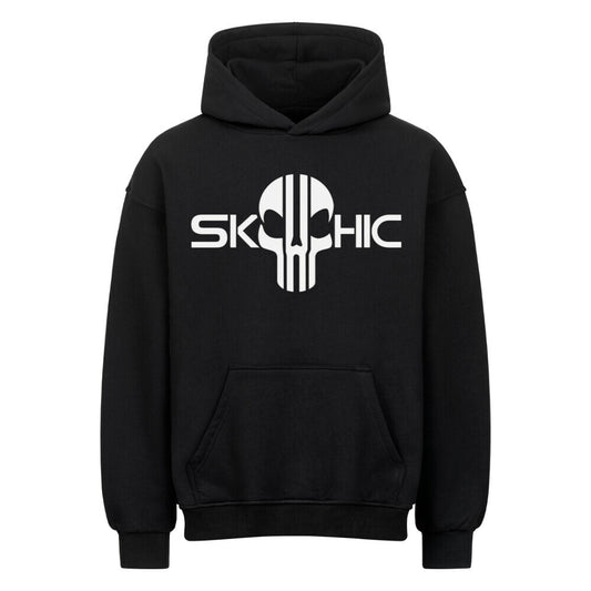 SkullChic Skull VACANCY Oversized Hoodie - ArtWearX Wear Passion