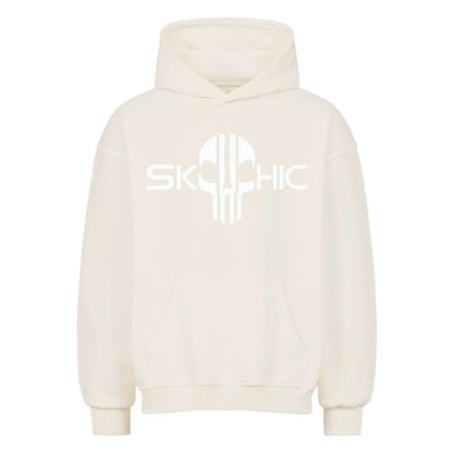 SkullChic Skull VACANCY Oversized Hoodie - ArtWearX Wear Passion