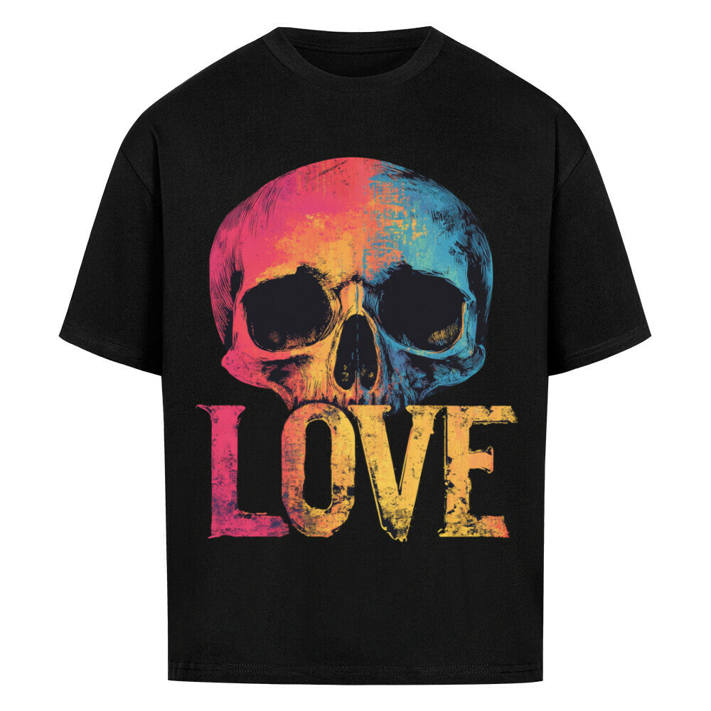 Love Skull 3 VACANCY Oversized Shirt - ArtWearX Wear Passion