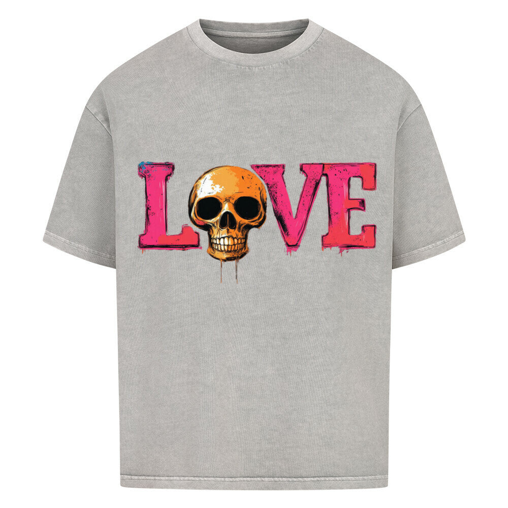 Skull Love 4 VACANCY Oversized Shirt - ArtWearX Wear Passion