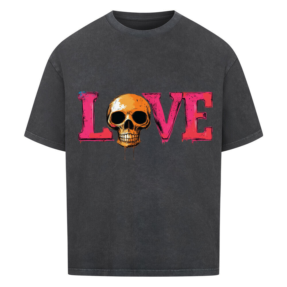 Skull Love 4 VACANCY Oversized Shirt - ArtWearX Wear Passion