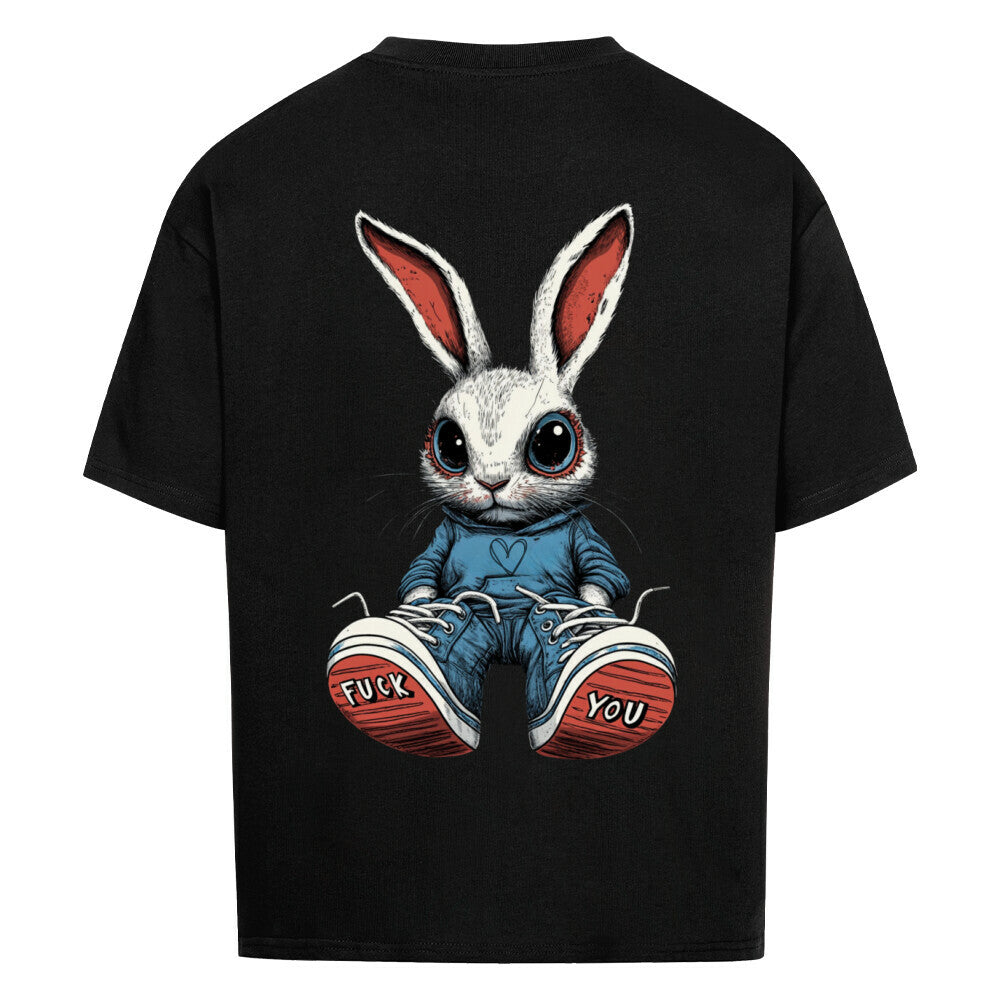 Bunny FU VACANCY Oversized Shirt - ArtWearX Wear Passion