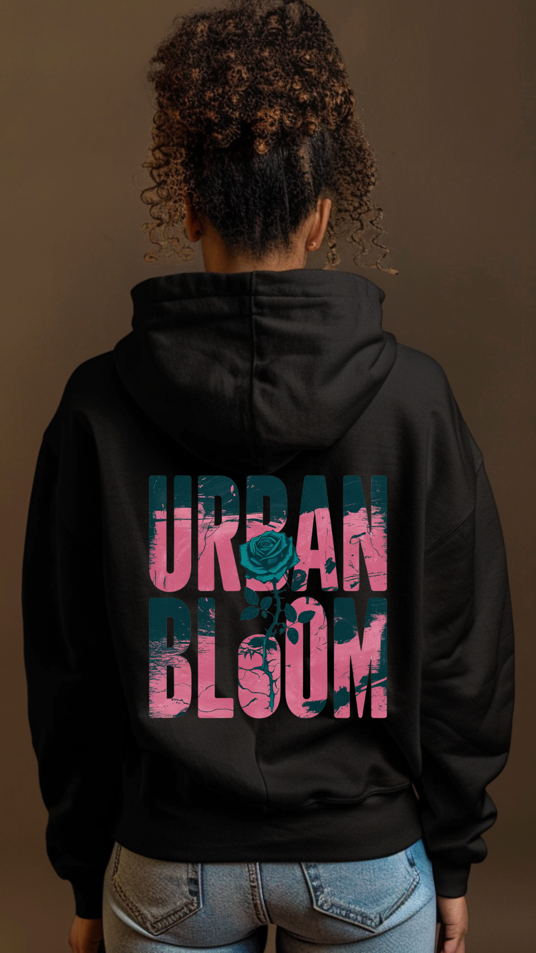 VACANCY Oversized Hoodie Urban Bloom