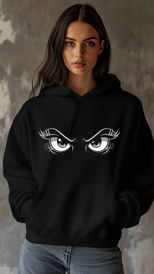 VACANCY Oversized Hoodie Fierce Eyes