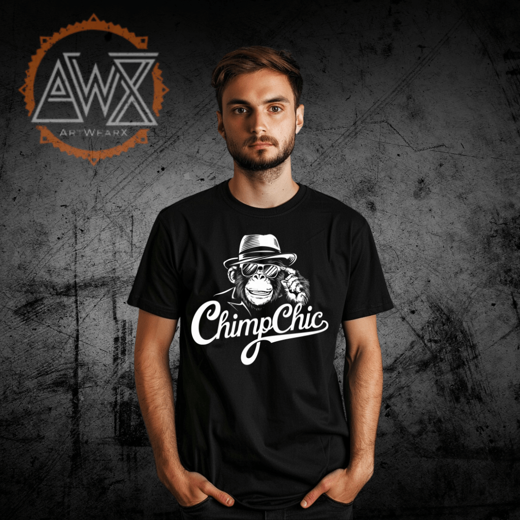 ChimpChic Six Premium Organic Shirt - ArtWearX Wear Passion