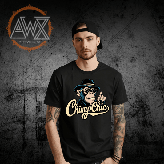 ChimpChic Ten Premium Organic Shirt - ArtWearX Wear Passion