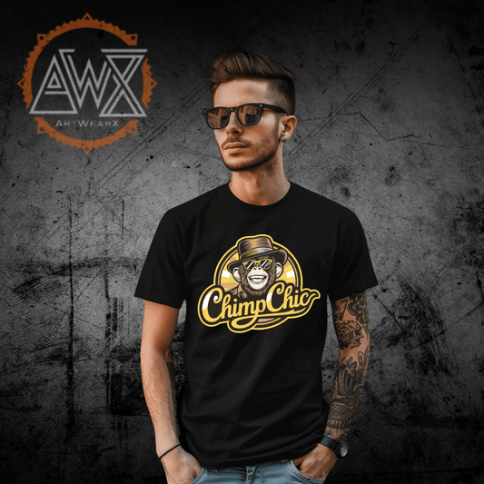 ChimpChic Five Premium Organic Shirt - ArtWearX Wear Passion