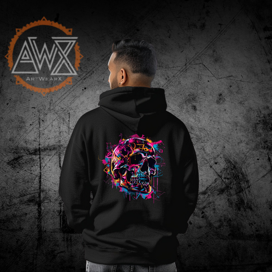 Skull Pop VACANCY Oversized Hoodie - ArtWearX Wear Passion