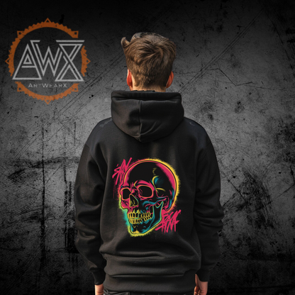 Skull Tastic VACANCY Oversized Hoodie - ArtWearX Wear Passion