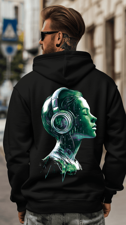 Ronny Machico Record VACANCY Oversized Hoodie - ArtWearX Wear Passion