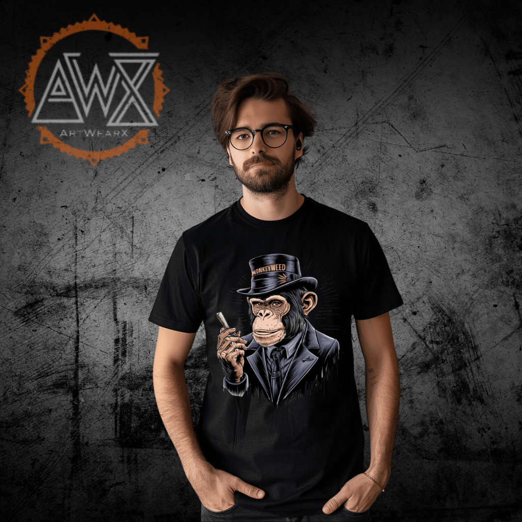 MonkeyWeed Premium Organic Shirt - ArtWearX Wear Passion