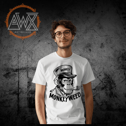 MonkeyWeed Gibbon Premium Organic Shirt - ArtWearX Wear Passion