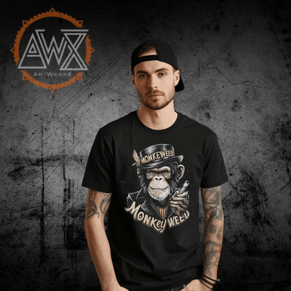 MonkeyWeed Peppy Premium Organic Shirt - ArtWearX Wear Passion