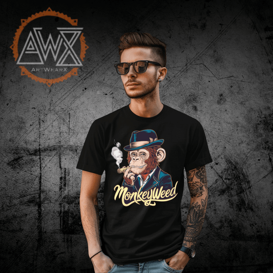 MonkeyWeed Swingy Premium Organic Shirt - ArtWearX Wear Passion