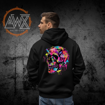 Skull Jest VACANCY Oversized Hoodie - ArtWearX Wear Passion