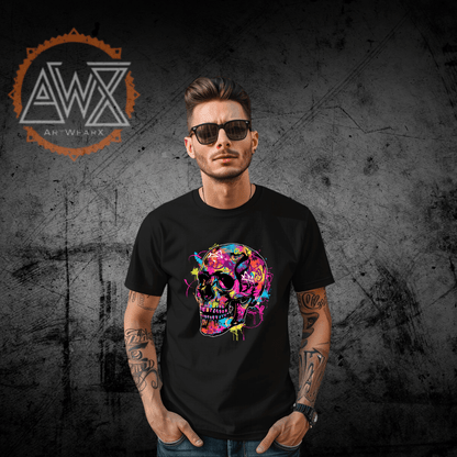 Skull Jest Premium Organic Shirt - ArtWearX Wear Passion