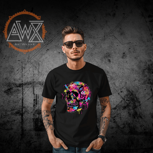 Skull Jest Premium Organic Shirt - ArtWearX Wear Passion