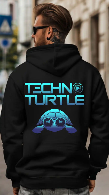 Techno Turtle Oversized Hoodie Vacancy