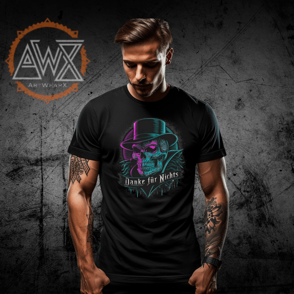 Skull Chopper Premium Organic Shirt - ArtWearX Wear Passion