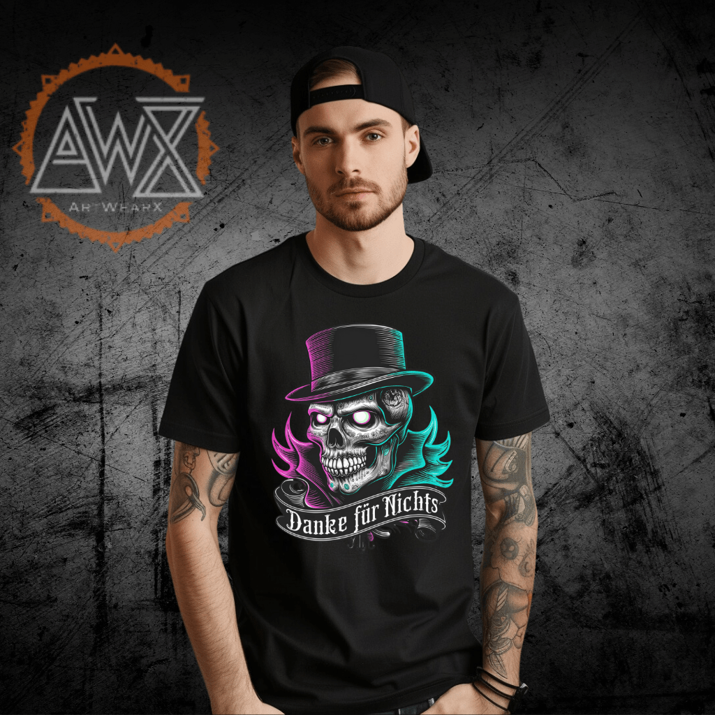 Skull Chuckle Premium Organic Shirt - ArtWearX Wear Passion