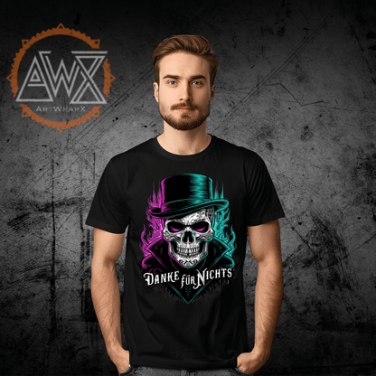 Skull Cranium Premium Organic Shirt - ArtWearX Wear Passion