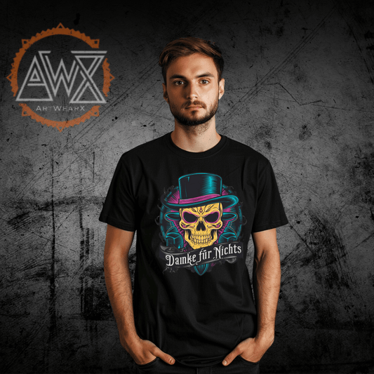 Skull Skullbert Premium Organic Shirt - ArtWearX Wear Passion