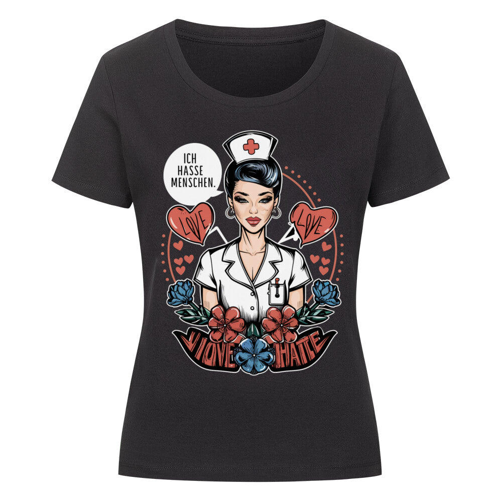 Nurse Anne Premium Organic Shirt Women - ArtWearX Wear Passion