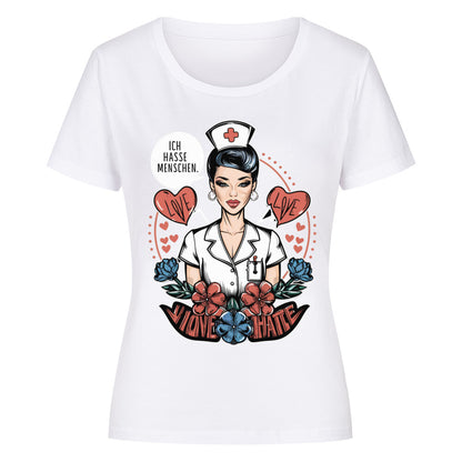 Nurse Anne Premium Organic Shirt Women - ArtWearX Wear Passion