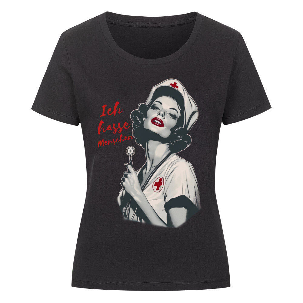 Nurse Hilde Premium Organic Shirt Women - ArtWearX Wear Passion